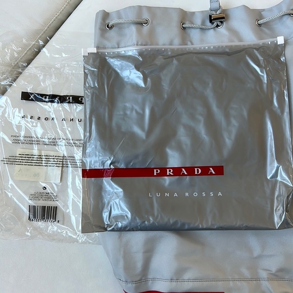 Prada Luna Rossa Bag Sailing Drawstring Bag - Picture 9 of 9
